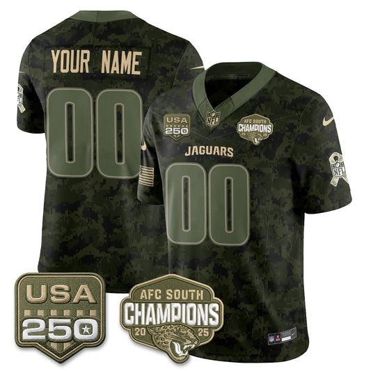JAX 2026 Salute to Service Vapor Custom Jersey - Stitched