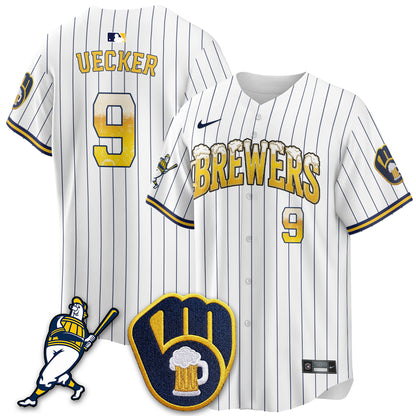 Milwaukee Brewers "Pitcher & Pint" Edition Vapor Limited Jersey - Stitched