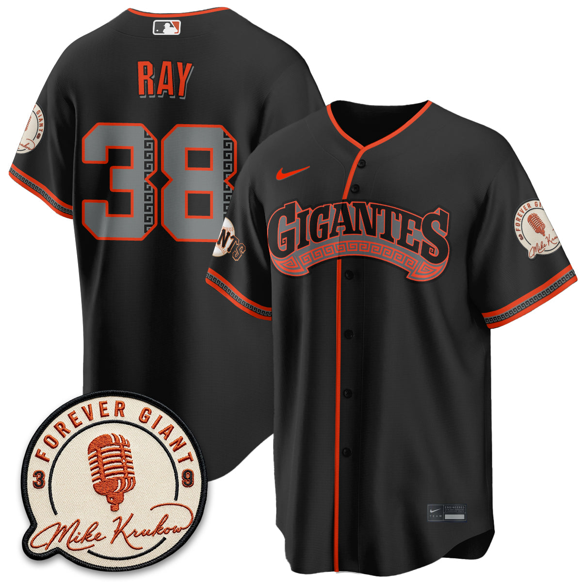 SF Mike Krukow Vapor Jersey - Stitched