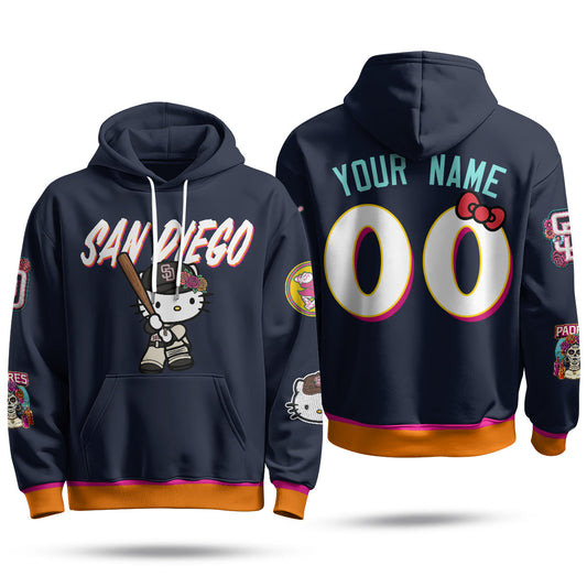 SD x Meow KT Custom Fleece Hoodie - Printed