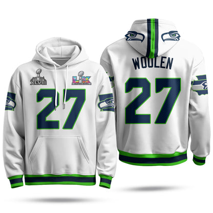 Seattle Seahawks S.Bowl Champs Hoodie - Stitched