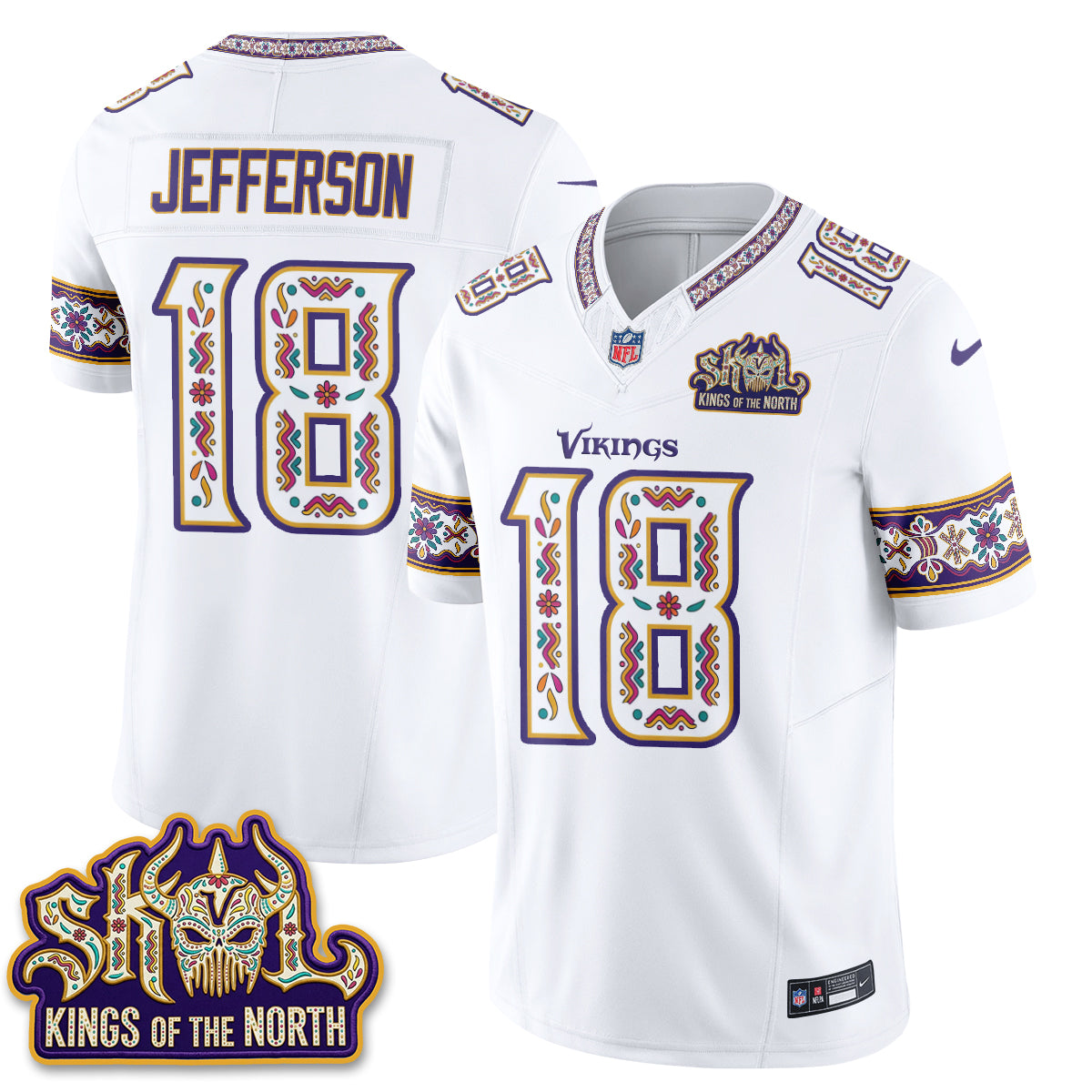 Minnesota Vikings  Latino Heritage Month Vapor Jersey - Stitched