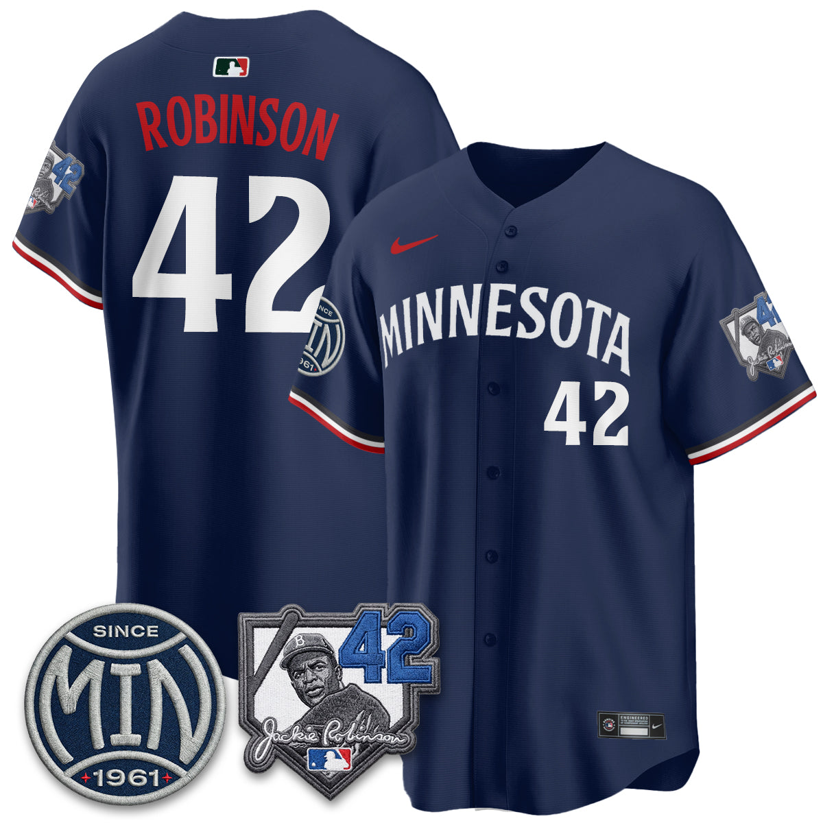 MIN 2026 Jackie Robinson Day Vapor Limited Jersey - All Stitched