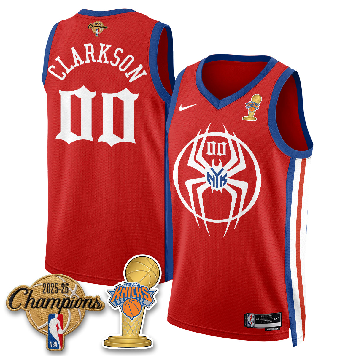 New York Knicks 2026 Champions Brand New Day Vapor Jersey - Stitched