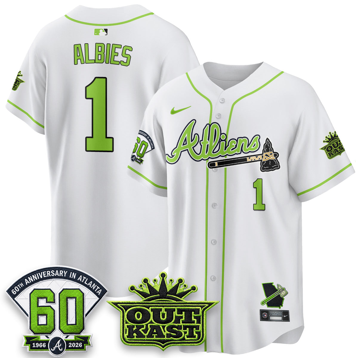 ATL x Outkast Atliens Vapor Jersey - Stitched