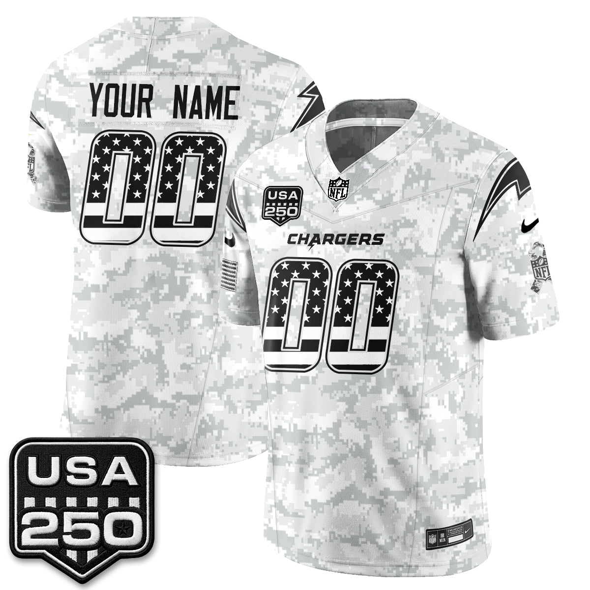 LVG 2026 Salute to Service Vapor Custom Jersey - Stitched