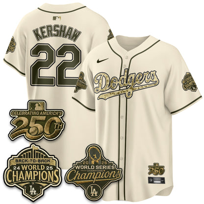 LAD Military Appreciation Game Day Jersey -All Stitched
