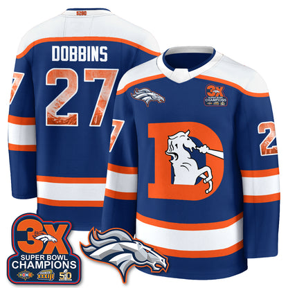 DEN Fan Gear Edition Hockey Jersey - Stitched