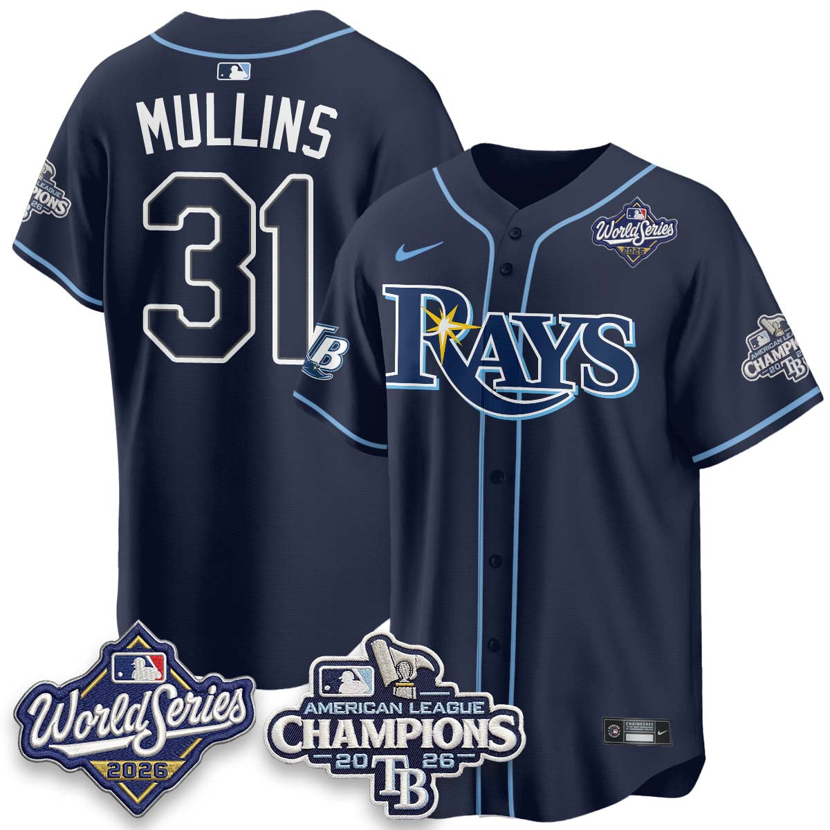 TBR WS26 &  2026 AL Champions Limited Gray Jersey - Stitched N2