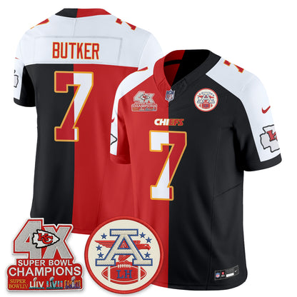 Kansas City Chiefs Split Edition Vapor Jersey - Stitched