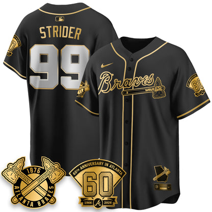 ATL 60th Anniversary Special Edition Vapor Limited Jersey - All Stitched