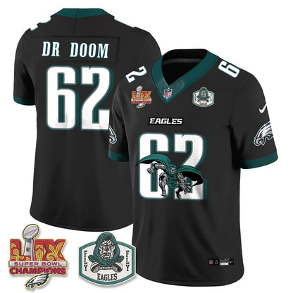 Philadelphia Eagles x Green Cape Villain Edition Vapor Jersey - Stitched