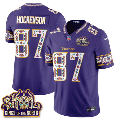 Minnesota Vikings  Latino Heritage Month Vapor Jersey - Stitched