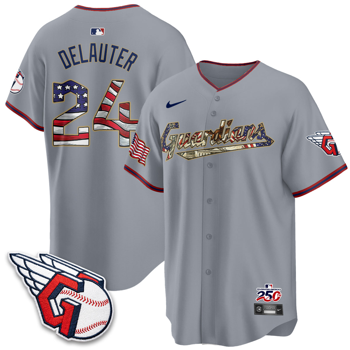 CLE 2026 Independence Day USA Vapor Jersey - Stitched
