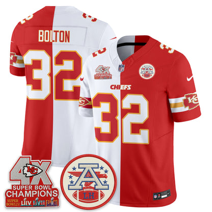 Kansas City Chiefs Split Edition Vapor Jersey - Stitched