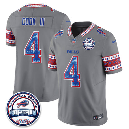 BUF Xmas Edition Vapor Jersey - Stitched