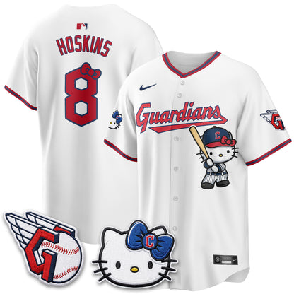 Cleveland Guardians x Meow KT Vapor Jersey - Stitched