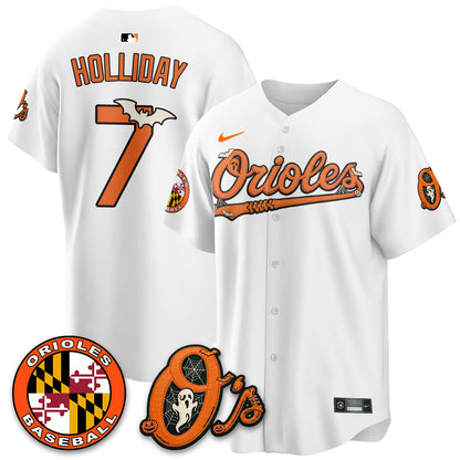 Baltimore Orioles Halloween 2026 Vapor Limited Jersey - Stitched