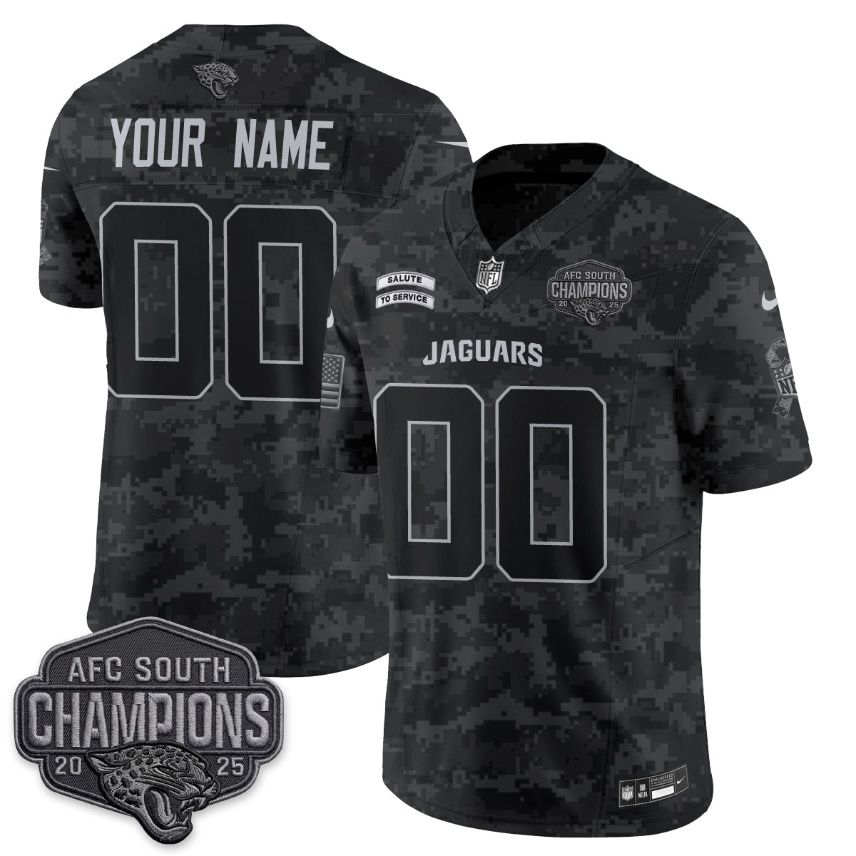JAX 2026 Salute to Service V2 Vapor Custom Jersey - Stitched