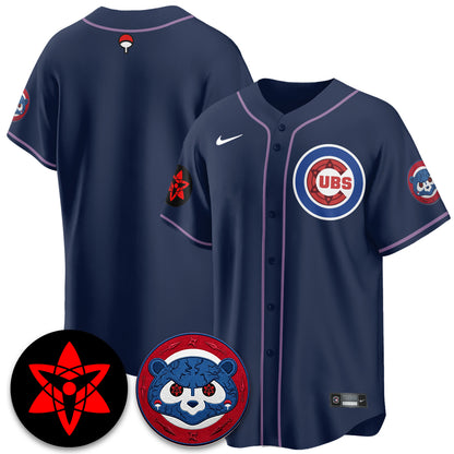 Chicago Cubs Uchiha Sasuke Vapor Limited Jersey - Stitched