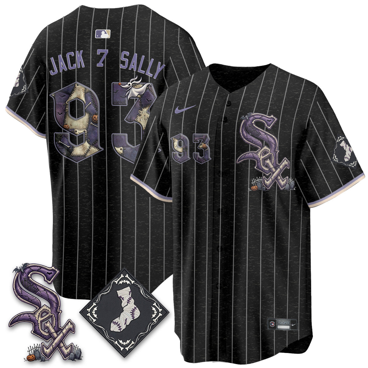 Chicago White Sox Nightmare Edition Vapor Jersey - Stitched