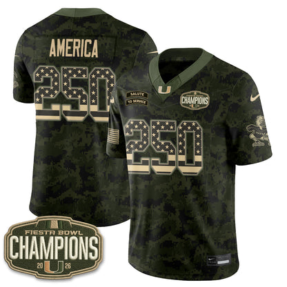 MIA 2026 Salute to Service Vapor Jersey - Stitched