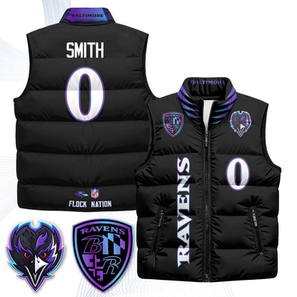 BAL "The Flock" Puffer Vest - Printed (2)