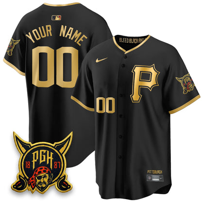 Custom PIT 2026 City Connect Vapor Limited Jersey - All Stitched