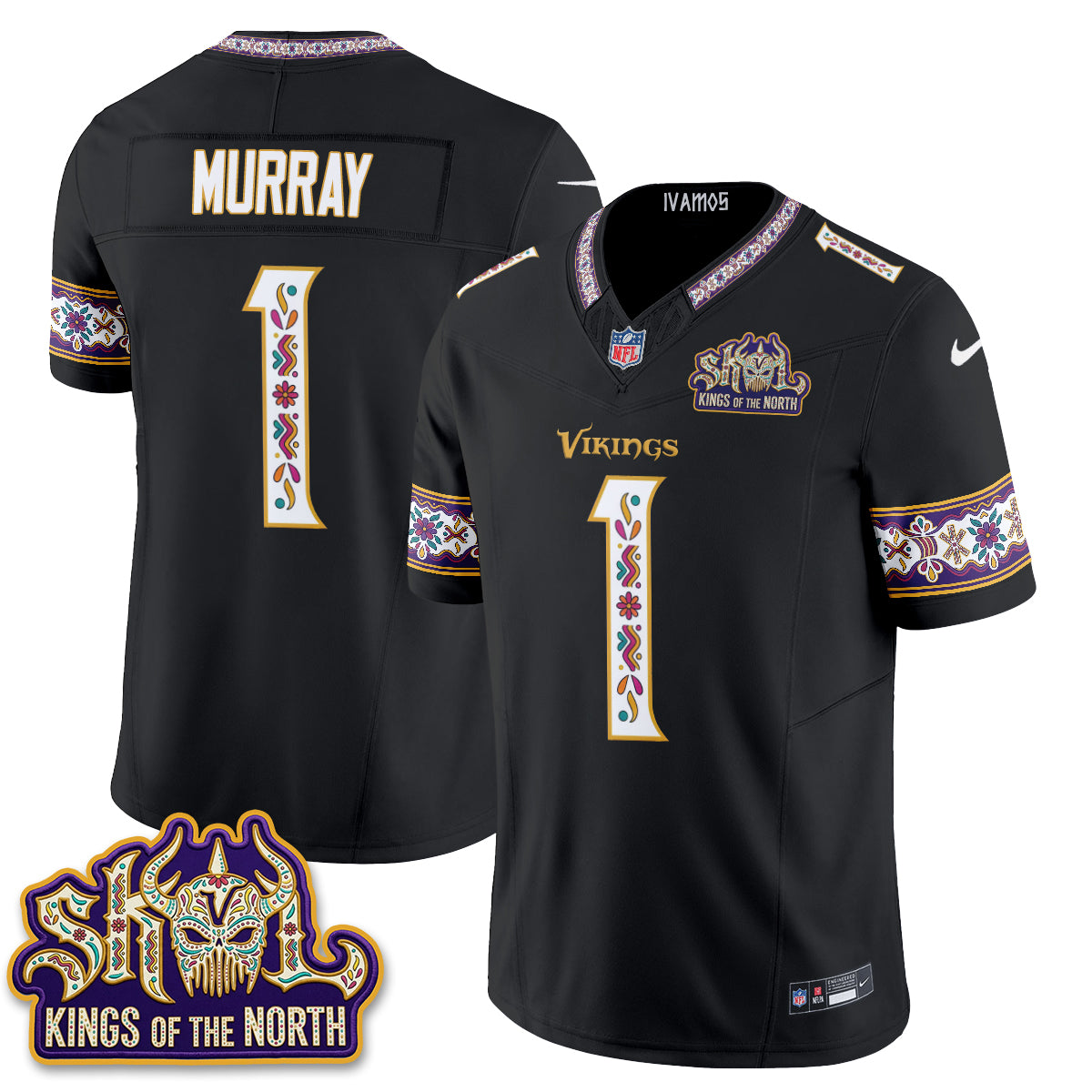 Minnesota Vikings  Latino Heritage Month Vapor Jersey - Stitched