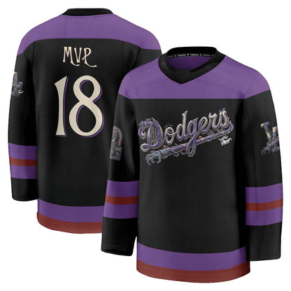 LAD Nightmare Halloween Edition Hockey Jersey - Printed