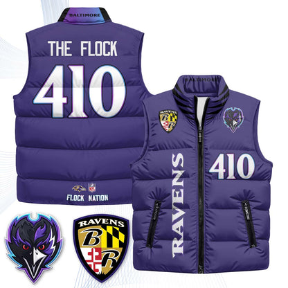 BAL "The Flock" Puffer Vest - Printed (2)