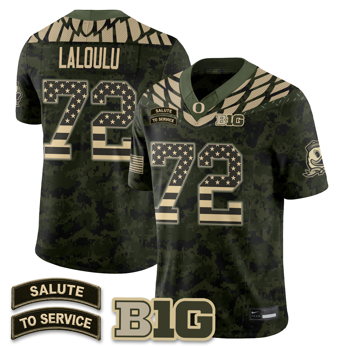 ORE 2026 Salute to Service Vapor Jersey - Stitched