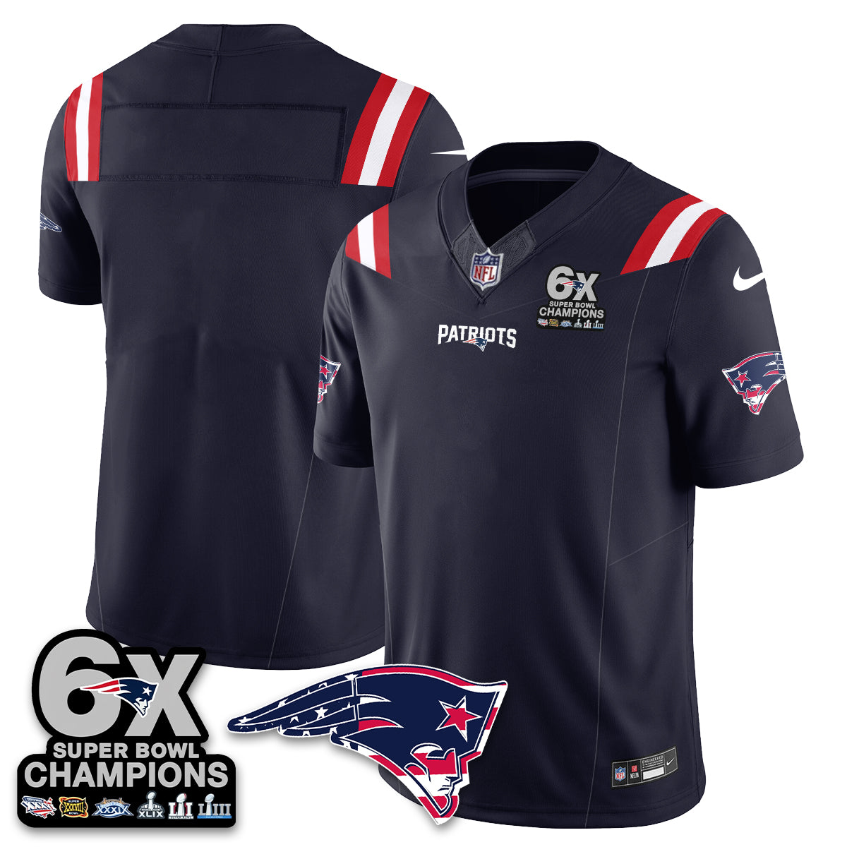 NE America Edition Vapor Jersey V2- Stitched