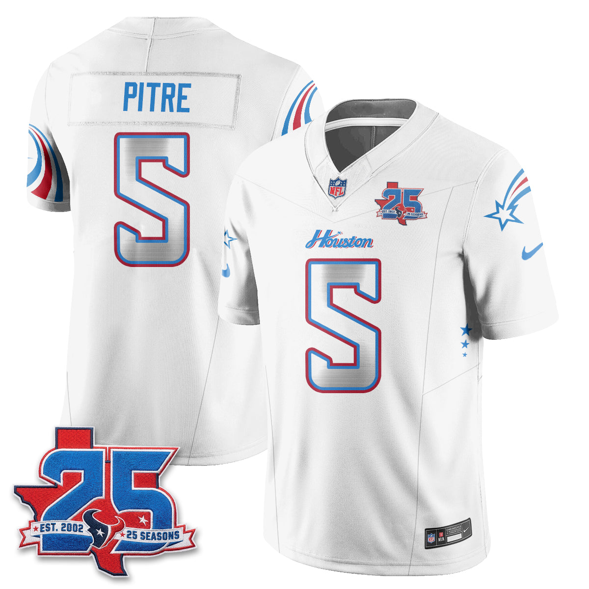 HOU Fan Gear Edition Vapor Jersey (2) - Stitched