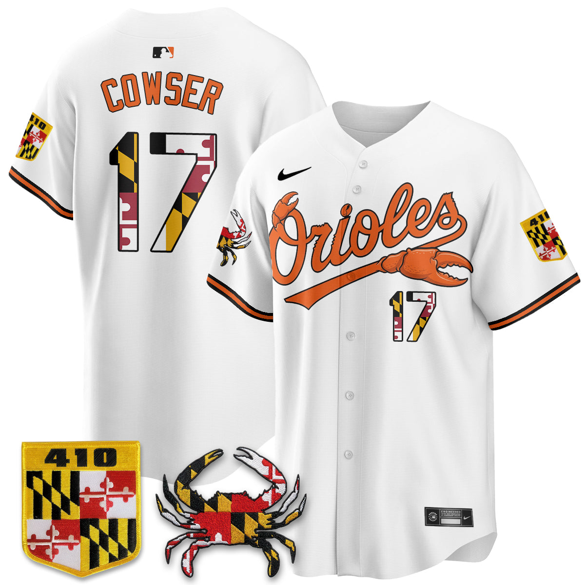 BAL Crab x Maryland Vapor Limited Jersey - Stitched