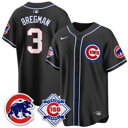 CHC 150th Anniversary Black Out Style Vapor Premier Limited Jersey - All Stitched (1)