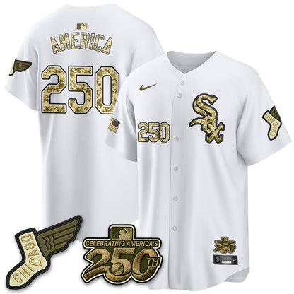 Chicago White Sox Salute to Service 2026 Vapor Limited Jersey - Stitched