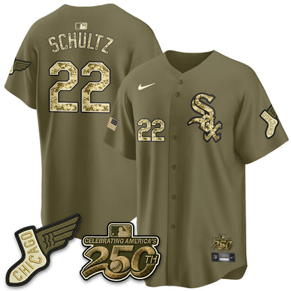 Chicago White Sox Salute to Service 2026 Vapor Limited Jersey - Stitched