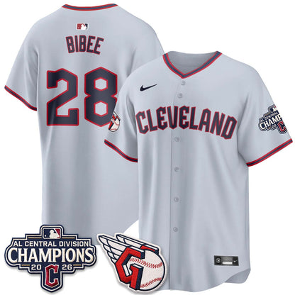 CLE 2026 AL Central Champs Vapor Jersey - Stitched