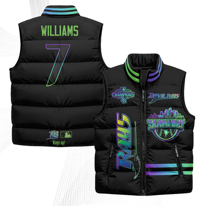 TB "Devil Rays" Puffer Vest - Printed