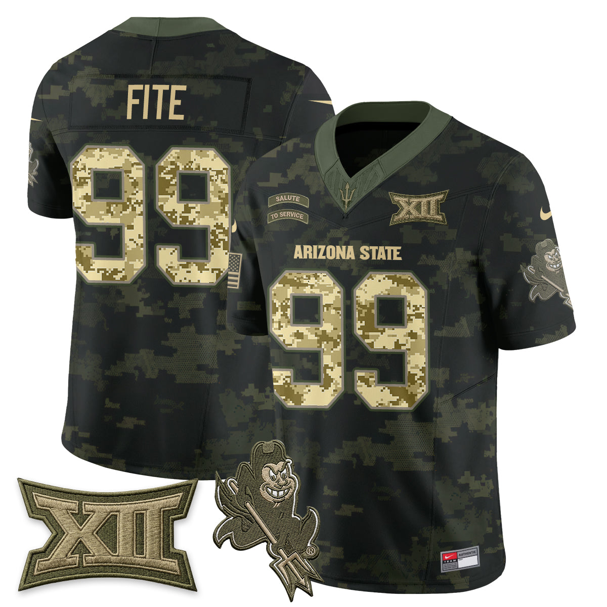 ASU 2026 Salute to Service Vapor Jersey - Stitched