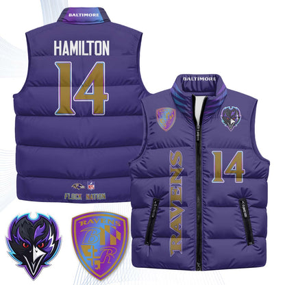BAL "The Flock" Puffer Vest - Printed (2)