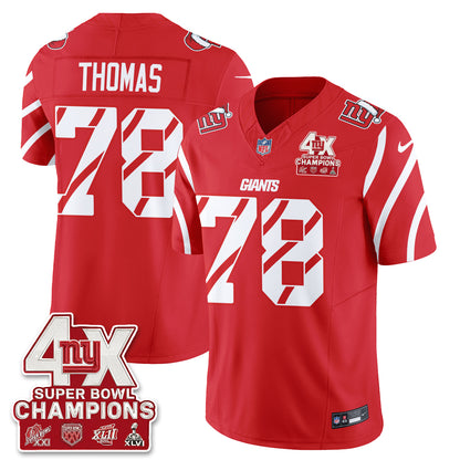 NYG  Xmas Edition Vapor Jersey - Stitched