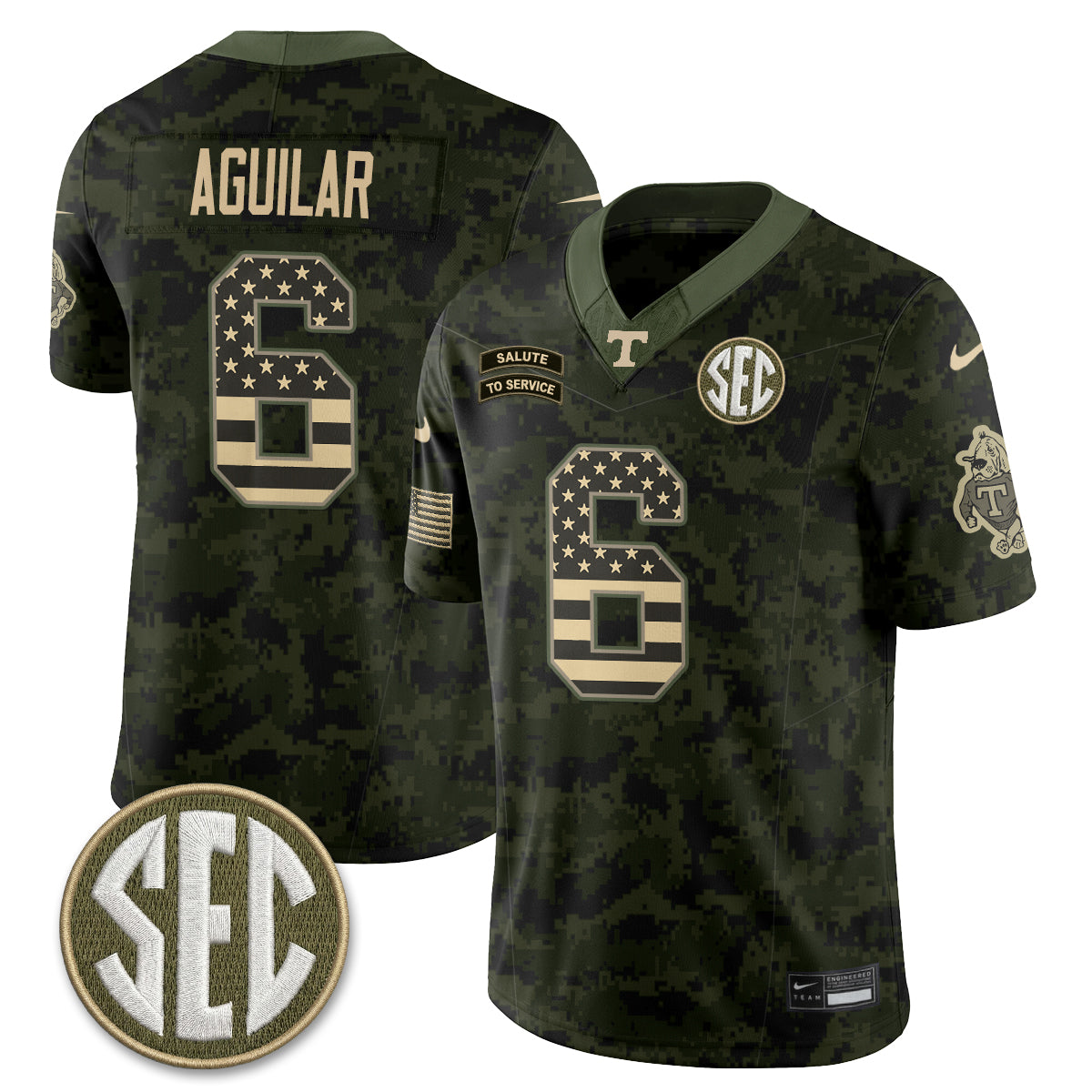 TENN 2026 Salute to Service Vapor Jersey - Stitched