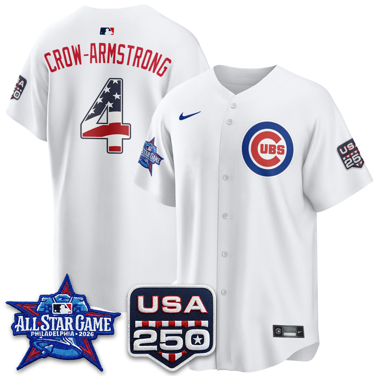 Chicago Cubs 2026 All Star Edition Vapor Jersey - Stitched