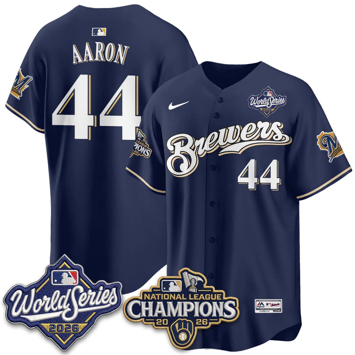 MIL 2026 NL Champions Throwback Jersey - Stitched