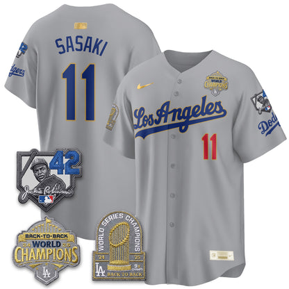LAD 2026 New Era Gold Collection Vapor Limited Jersey - B2B Champs - All Stitched
