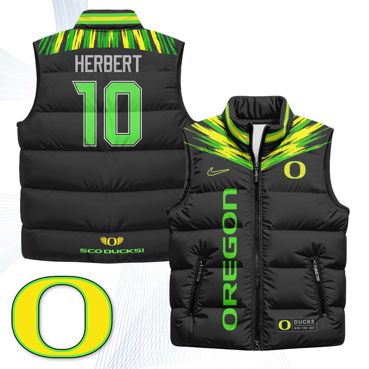 ORE "Origin of Speed" Puffer Vest - Printed