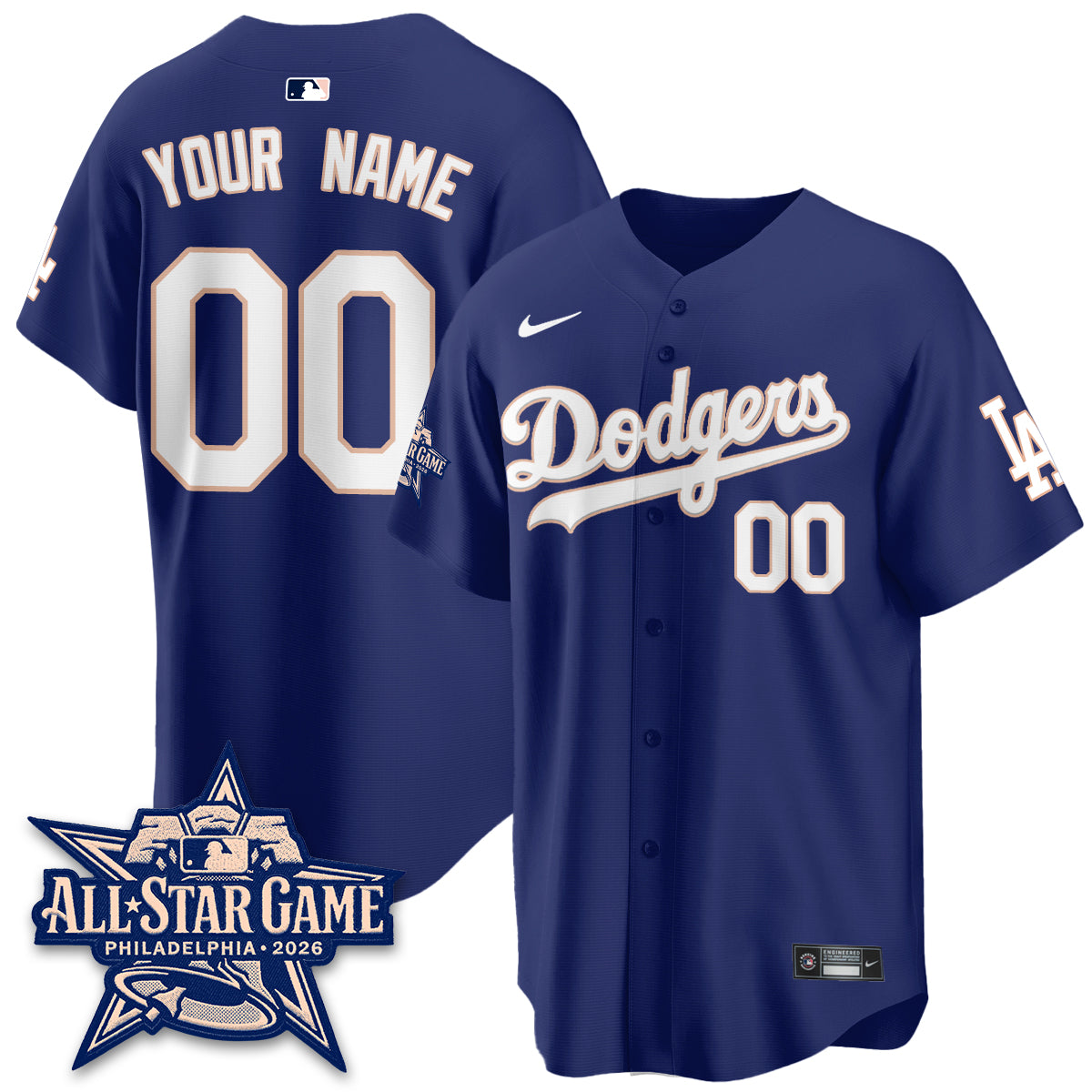Los Angeles Dodgers All Star Game 2026 Vapor Custom Jersey - Stitched