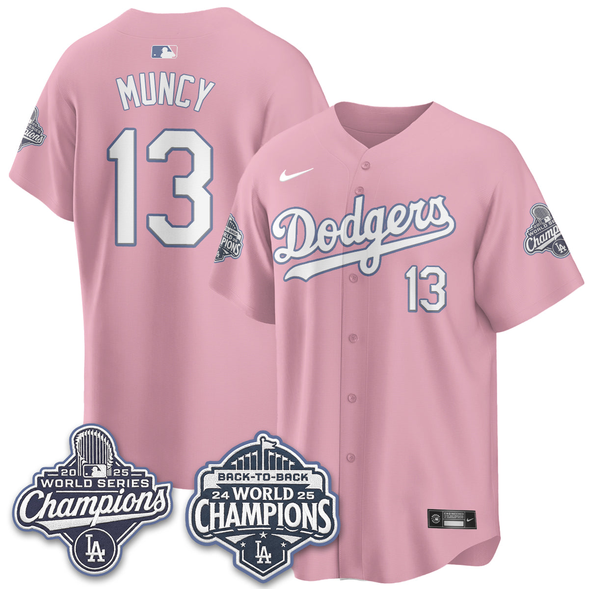 Los Angeles Dodgers Blinky Style Vapor Jersey - Stitched